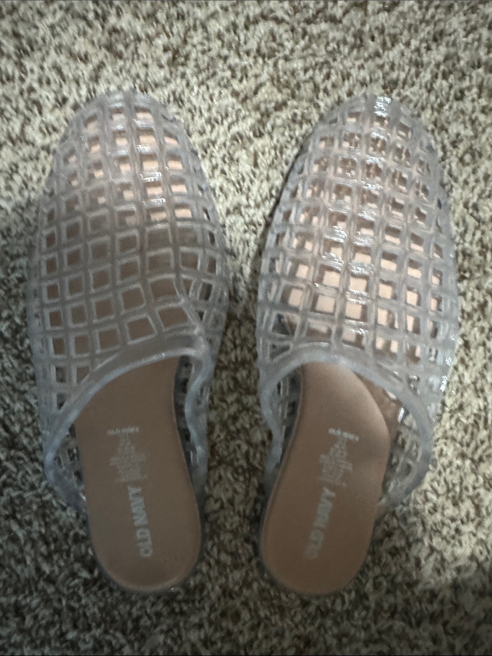 Clear jelly Slip-On Mules - Women